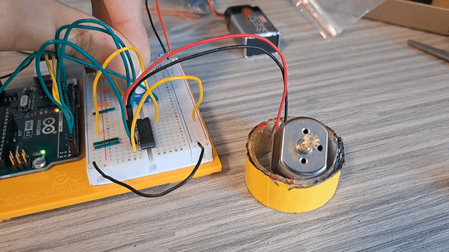 Working zoetrope circuit